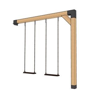 Aanbouwschommel - Dubbel - ROBUUST