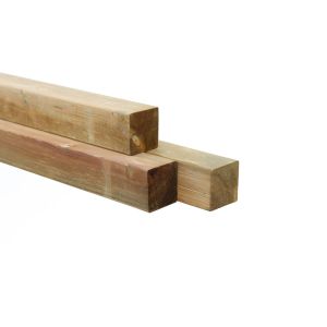 Grenen geïmpregneerd - 90x90 mm