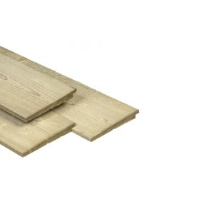 Grenen geïmpregneerd - 11/22x195 mm - Zweeds rabat