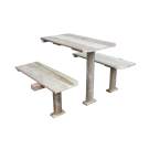 Tafel en bankjes
